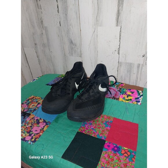 Nike Men's Size 11 Hyperchase Low Basketball Shoes Sneakers Triple Black - Picture 4 of 9